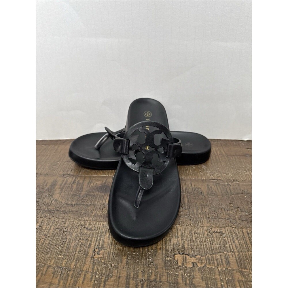 Tory Burch Women's Miller Cloud Sandals, Perfect Black, 7.5 Medium US